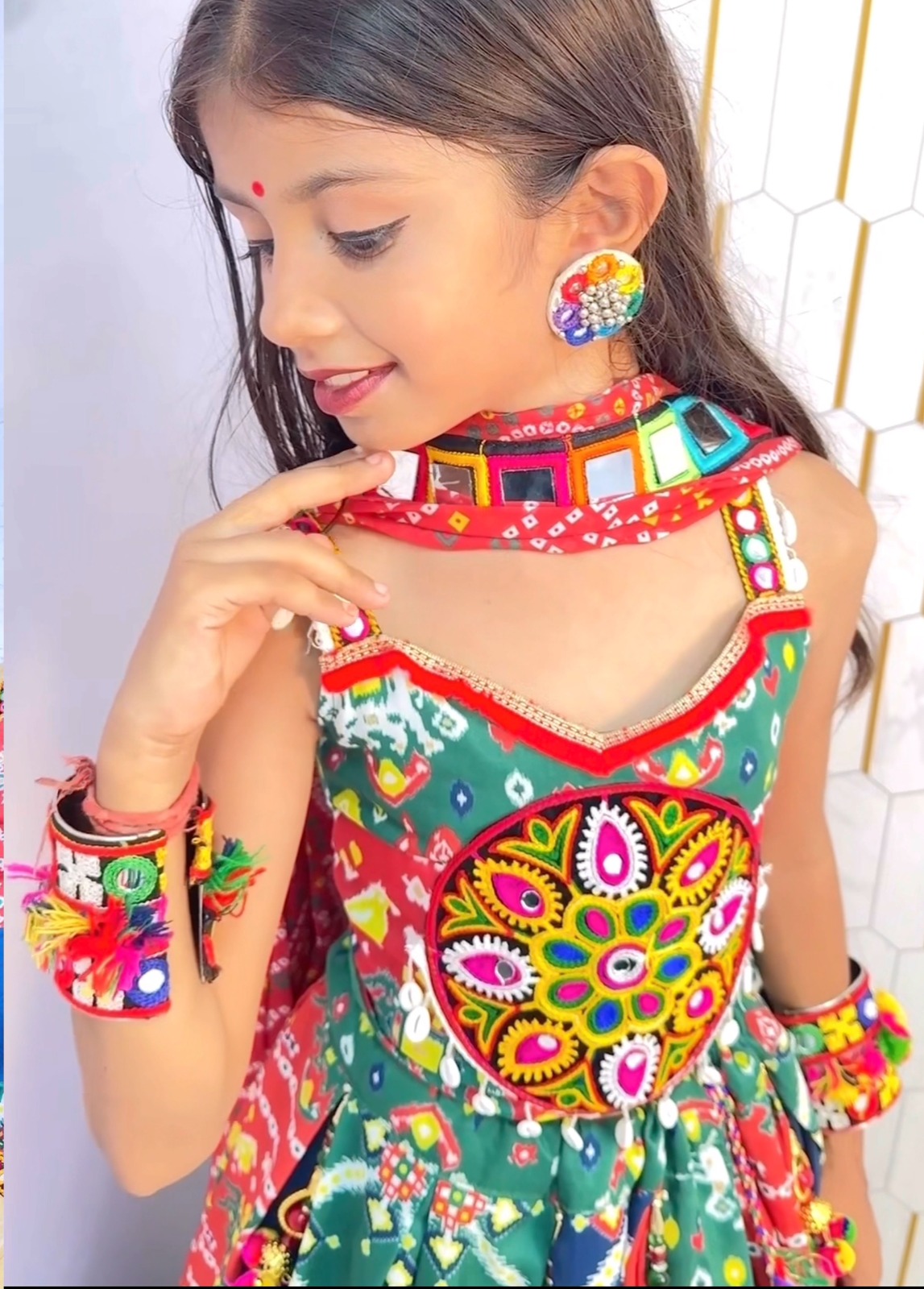 Traditional Kids Gujarati Chaniya Choli