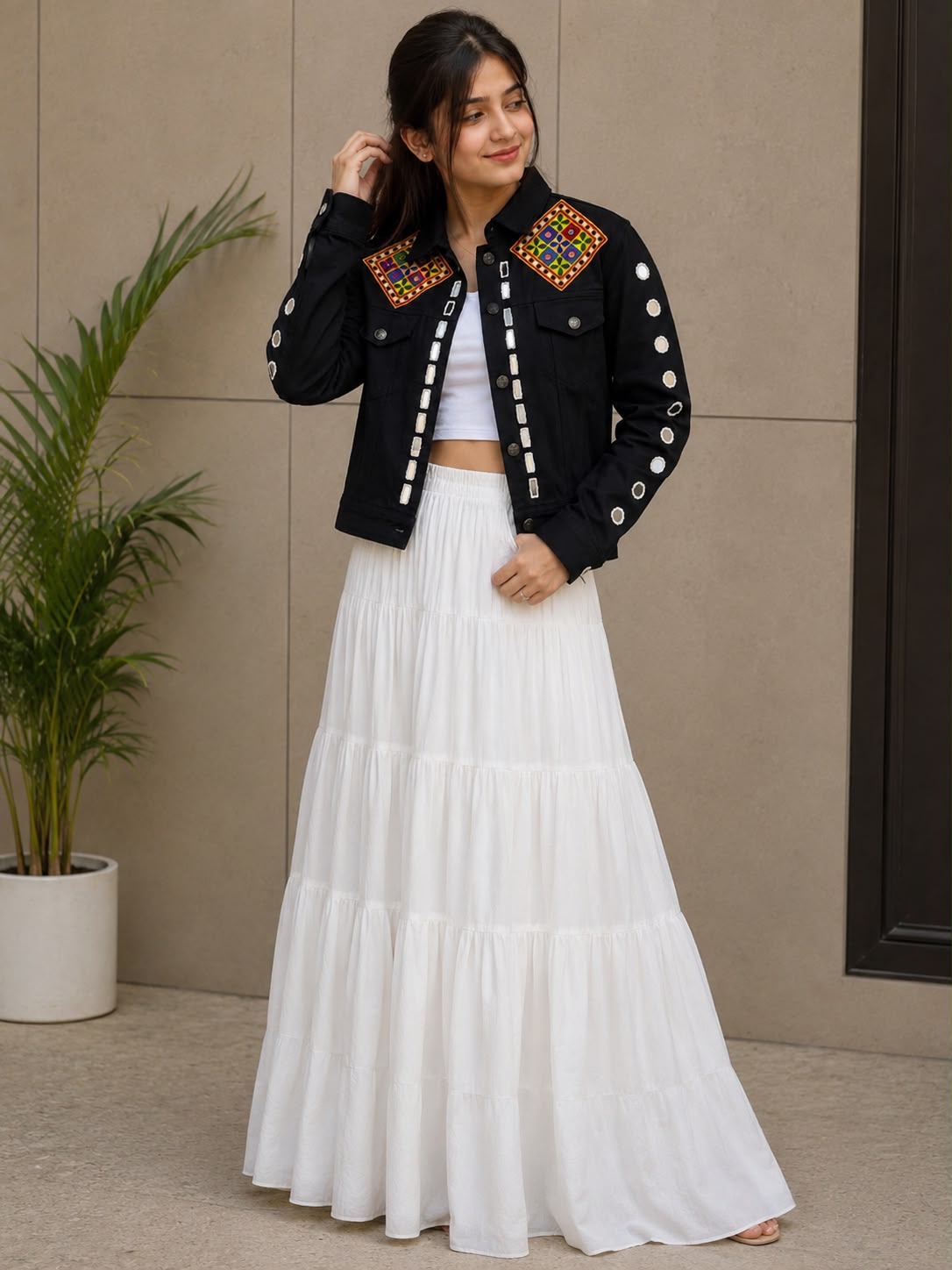 Navratri 2026 Denim Boho Jacket - Image 2